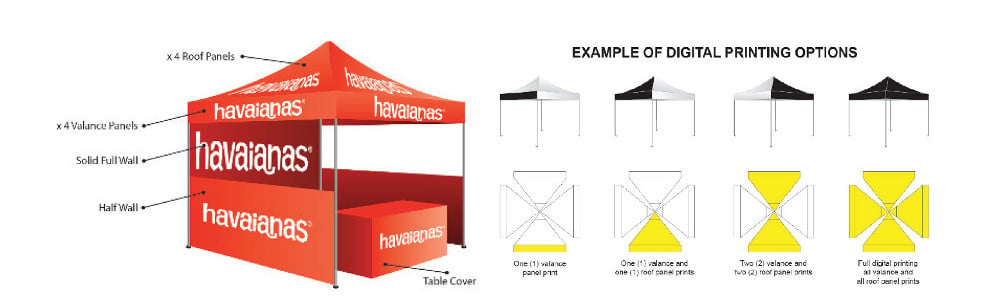 Get Noticed With Custom Printed Tents | Betta Marquee