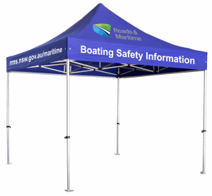 3x3m Printed Marquee with full digital canopy